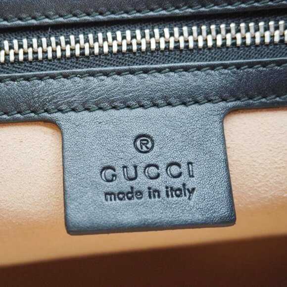 Gucci Dionysus Medium Web Leather Hobo Shoulder Bag Black - Picture 13 of 13